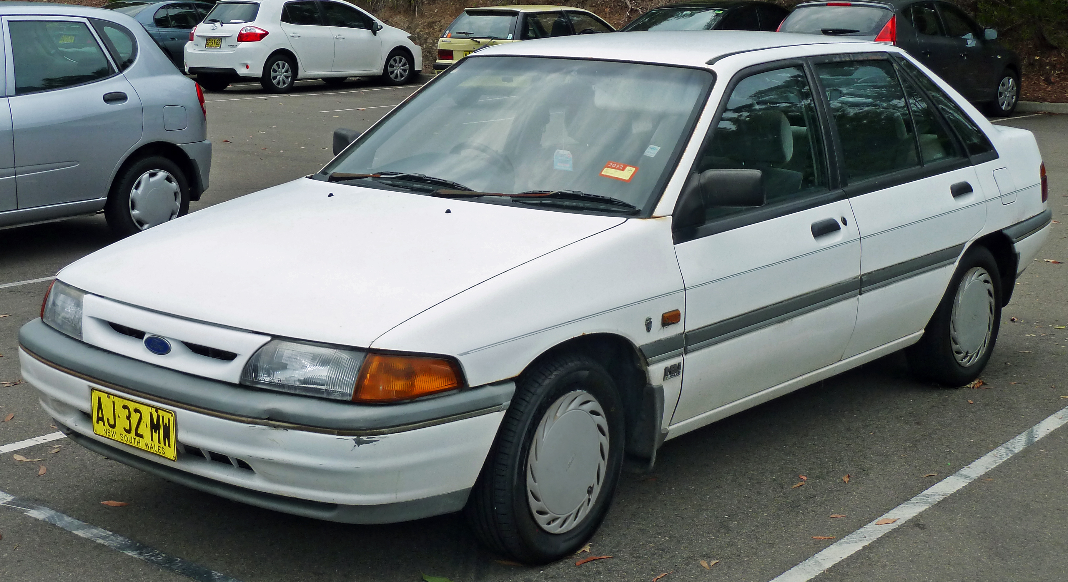 Ford laser ghia 1986 #9