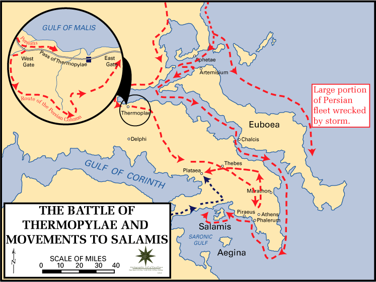 Battle of Artemisium - Wikipedia