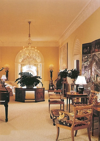 white house living room