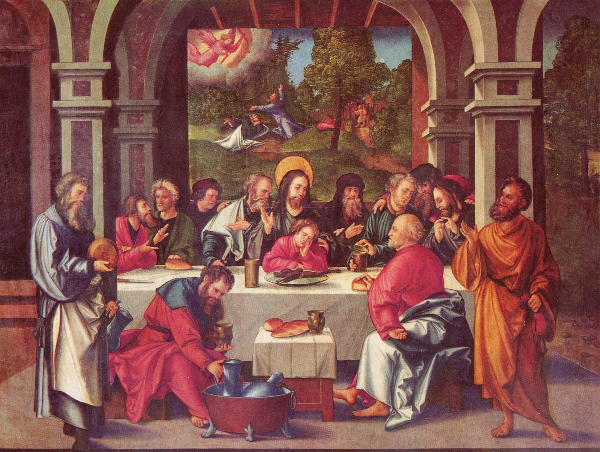 ''Abendmahl'' (The Eucharist), Hans Leonhard Schäufelein Abendmahl, 1515, [[Ulmer Münster