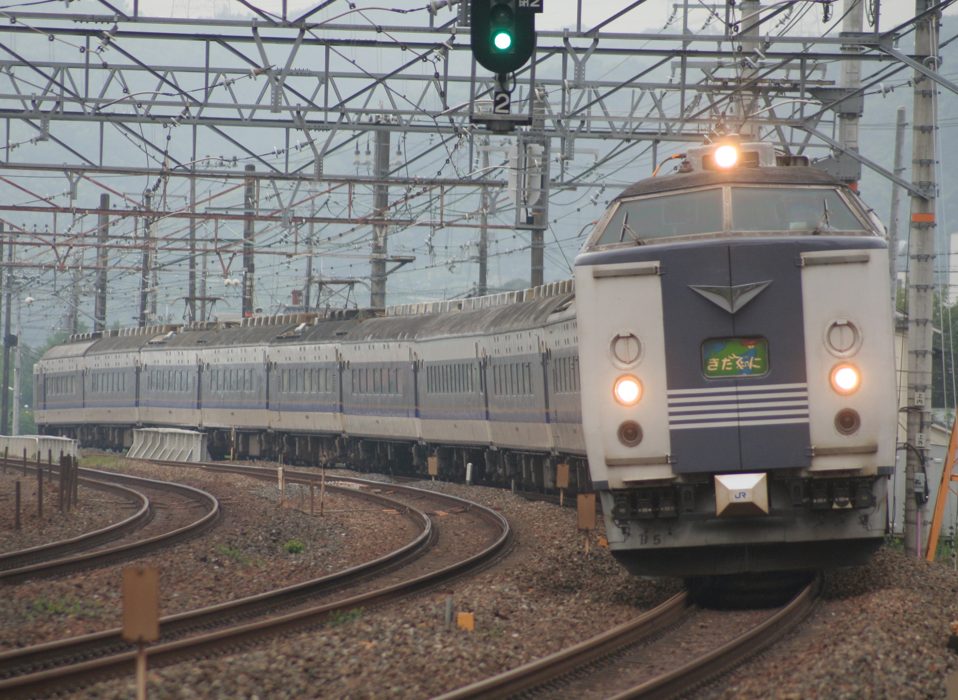 583系最後の定期列車急行『きたぐに』