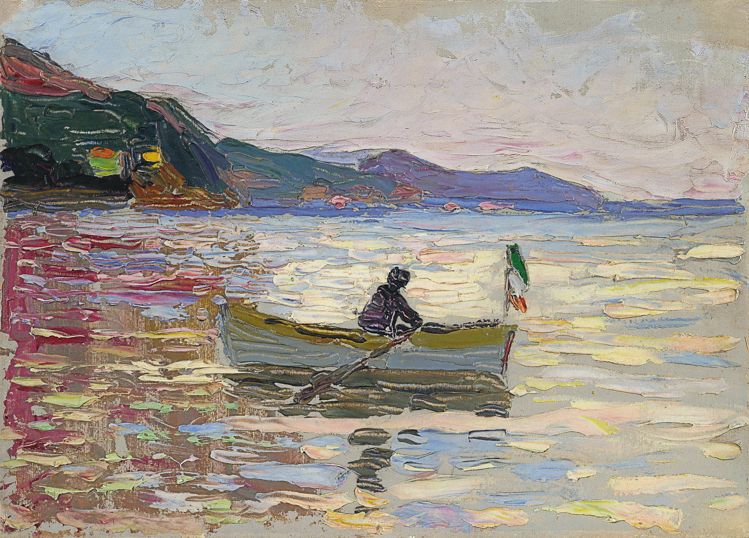 Stampa su tela Wassily Kandinsky - Baia di Rapallo orizzontale 4:3 su