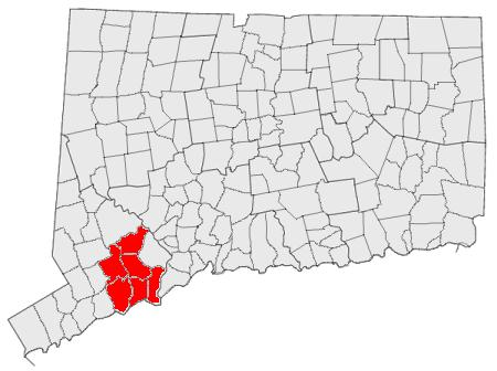 Towns of the Greater Bridgeport region