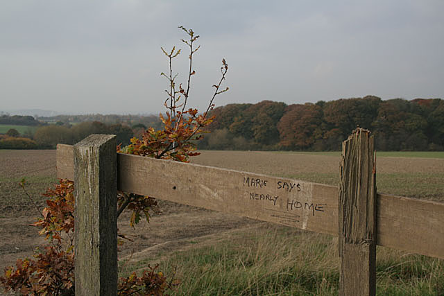 File:Marie says nearly home - geograph.org.uk - 611635.jpg