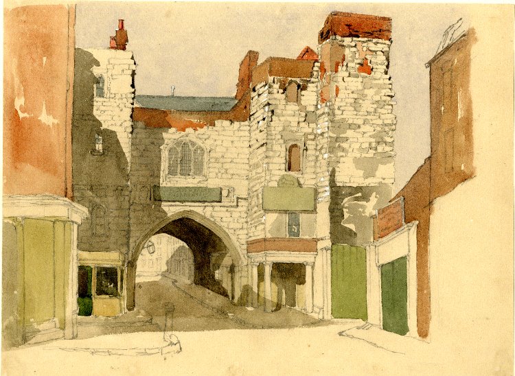 File:St John's Gate Clerkenwell by John Wykeham Archer.jpg