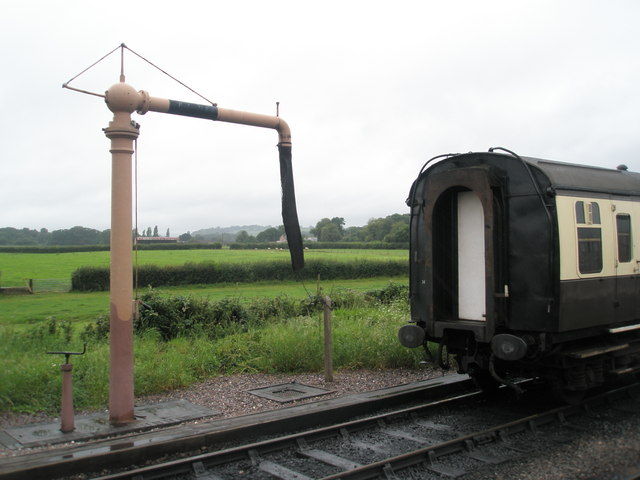 File:Water pipe on Bishops Lydeard Station - geograph.org.uk - 940688.jpg