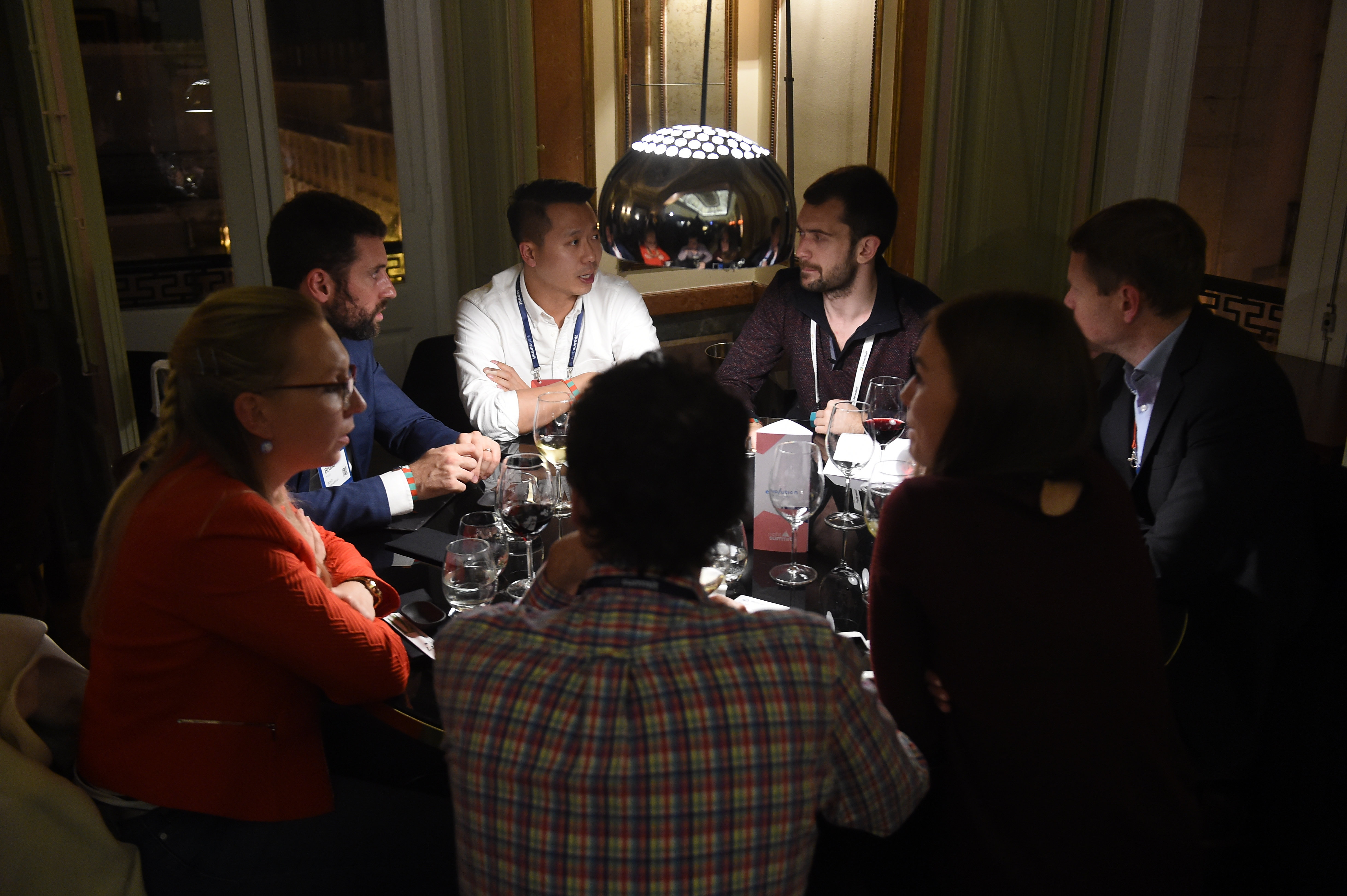 Web Summit 2017 - Investor Startup Dinner Day 1 DG1 5339 (38195721186).jpg 7 November 2017; Attendees at Investor & Startups Dinner during Night Summit