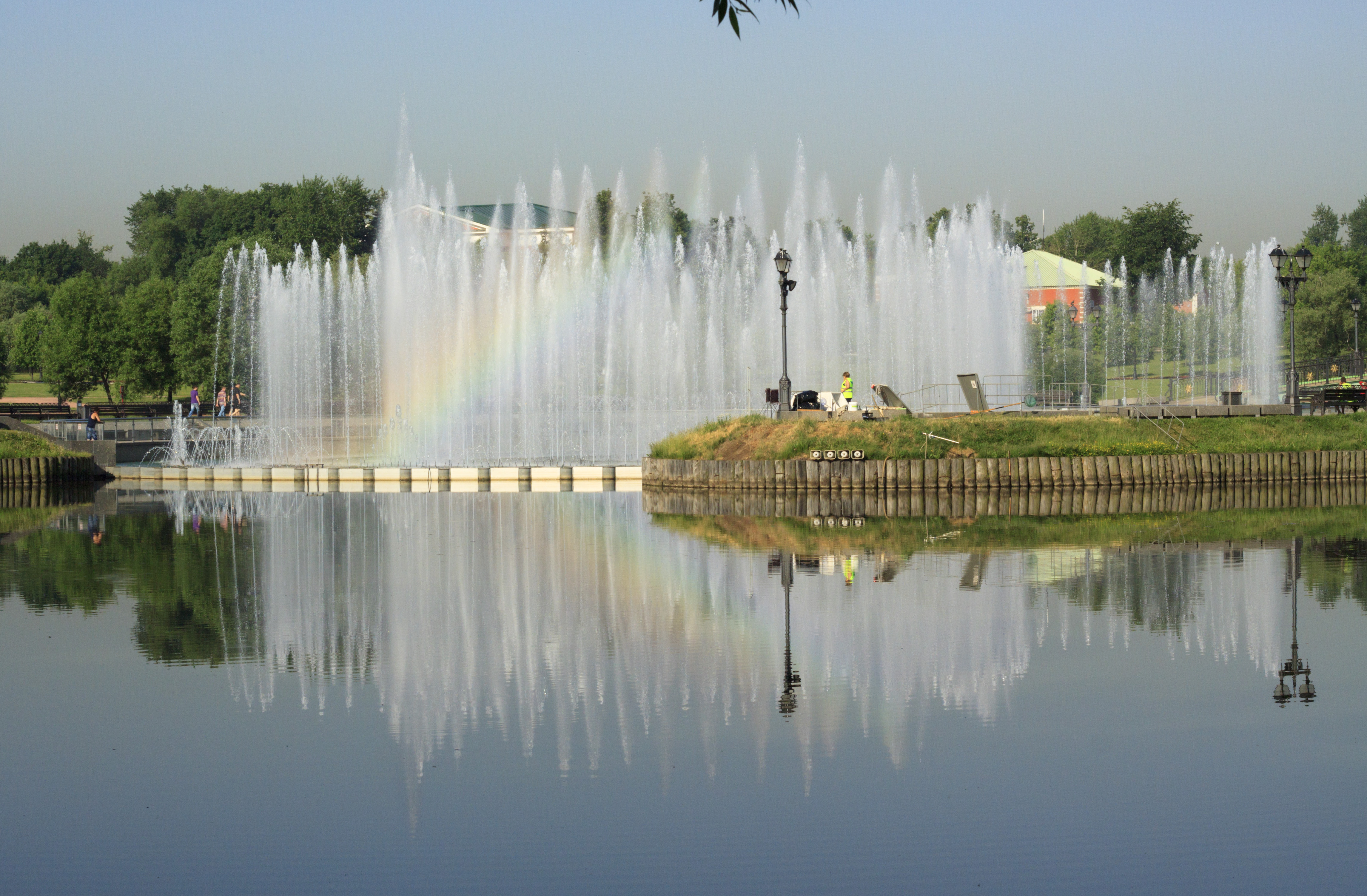 фонтан в царицынском парке