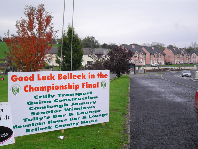 File:"Good Luck Belleek" sign - geograph.org.uk - 1542700.jpg