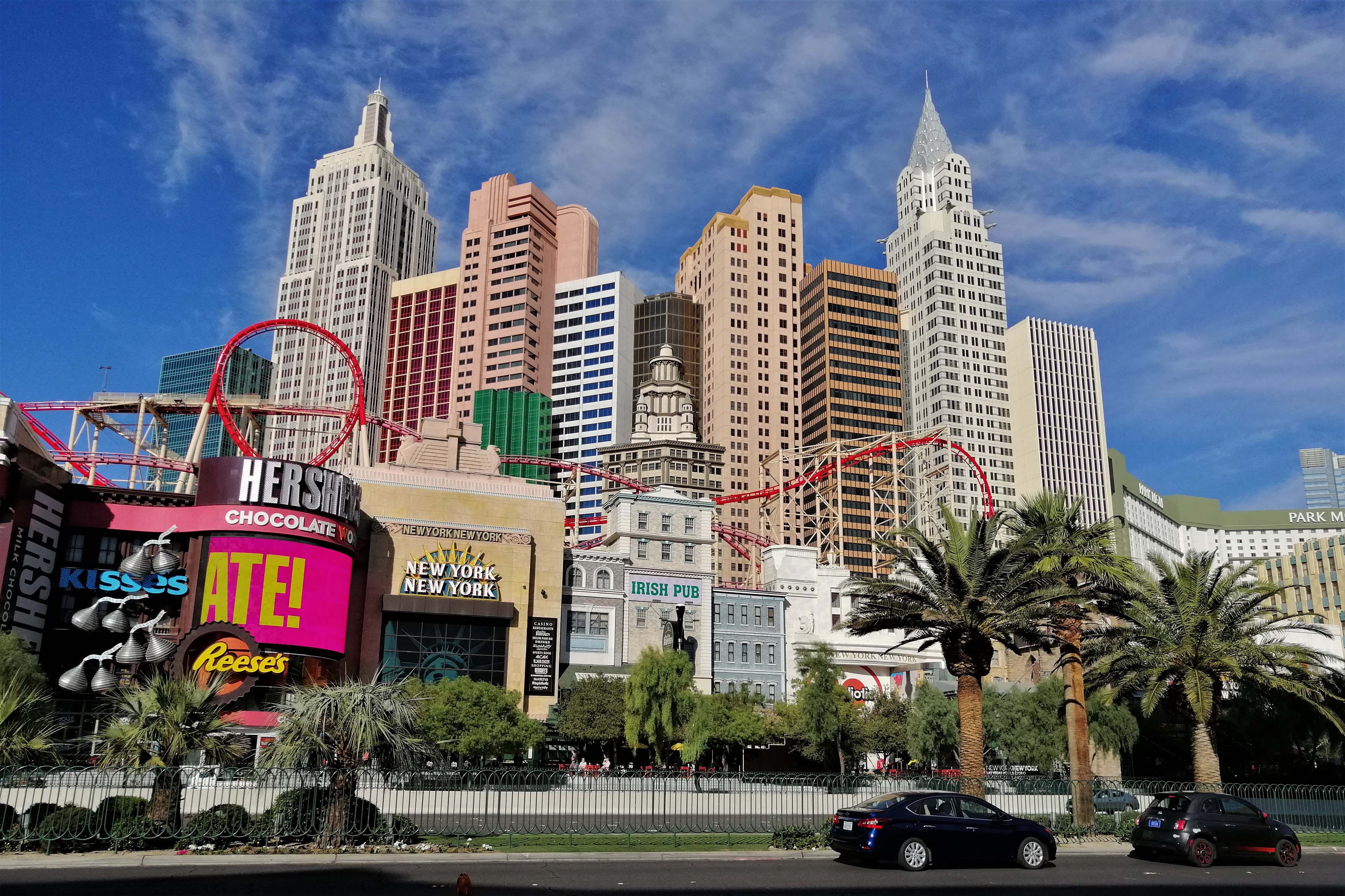 Roller Coaster at New York-New York - Las Vegas - Love to Eat and Travel