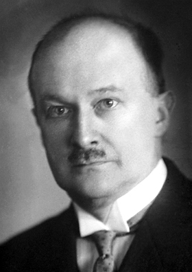 Adolf Windaus (1928), die de precursor van vitamine D ontdekte.
