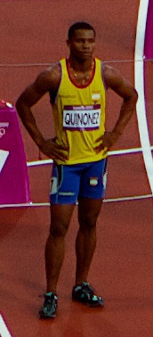 Álex Quiñónez Lontoon olympialaisissa 2012.