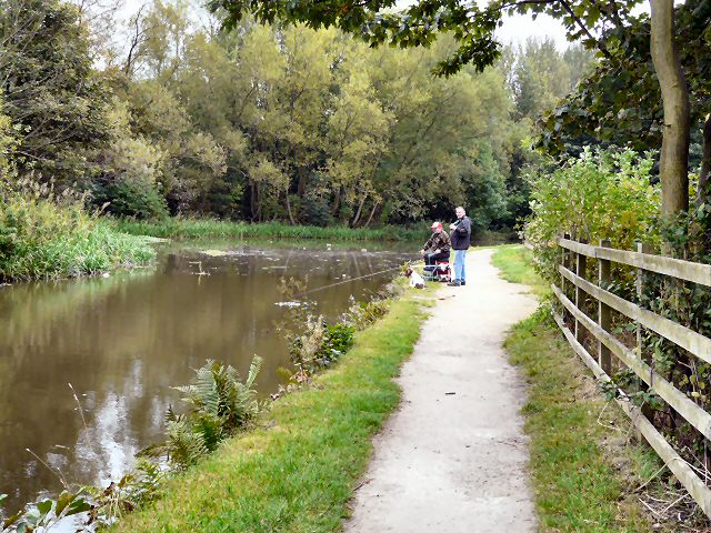 File:Canal Fishing - geograph.org.uk - 1493545.jpg