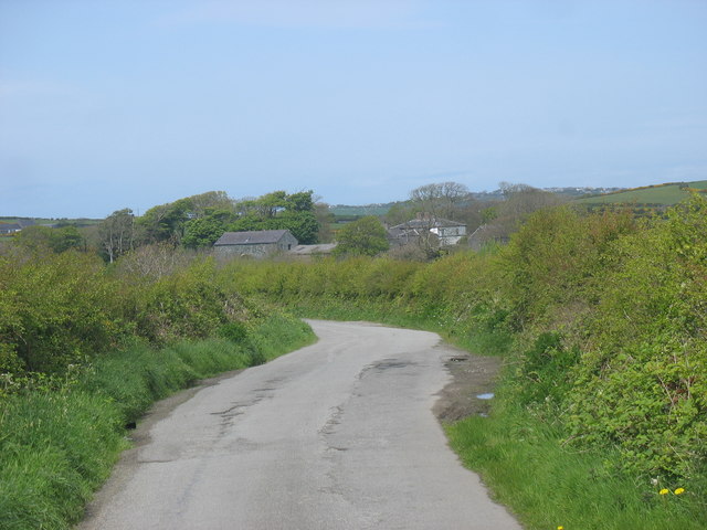 File:Country road south of Llanfigael - geograph.org.uk - 1288267.jpg