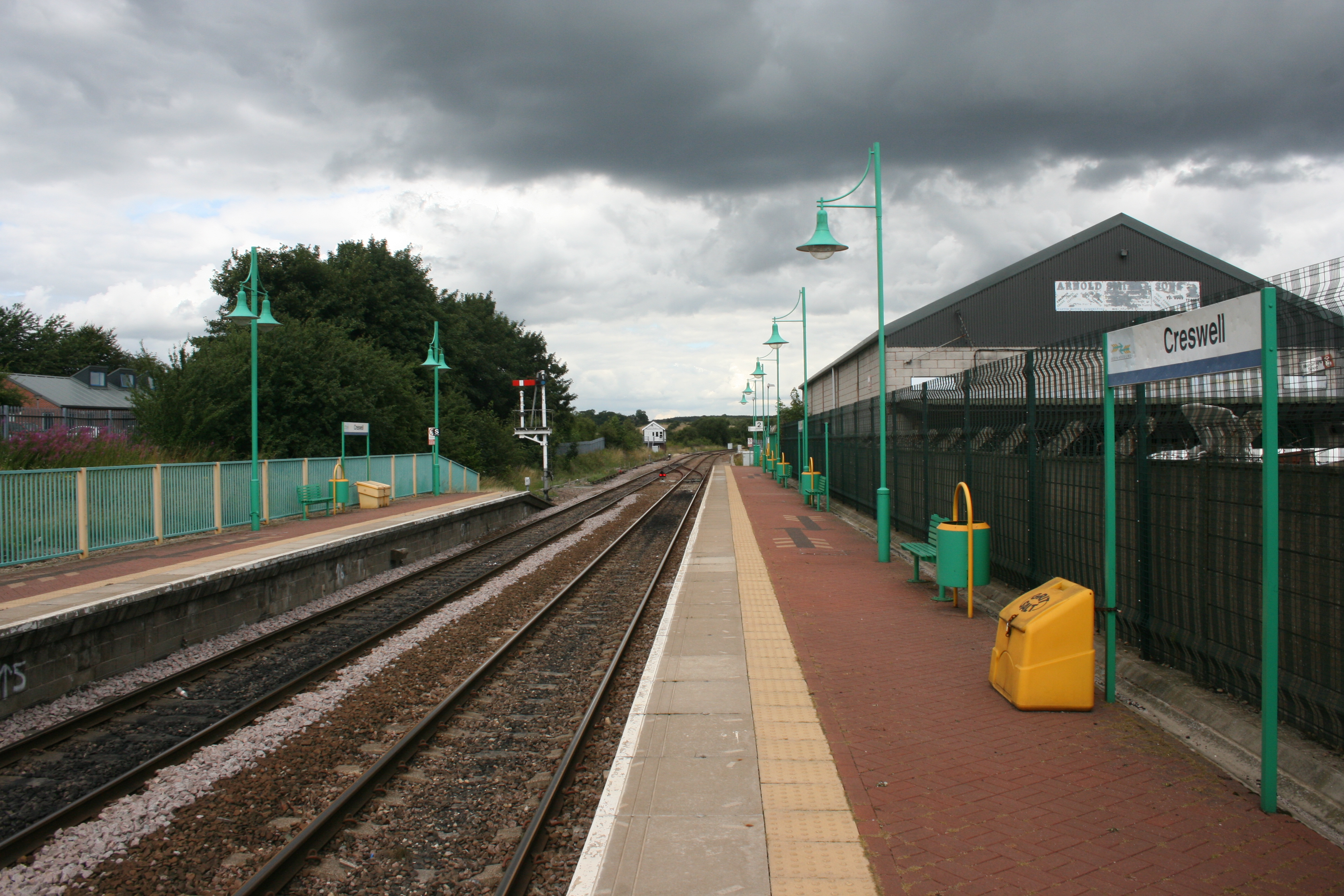 Creswell railway station