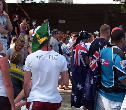 Cronulla riots in Sydney, Australia in December 2005.