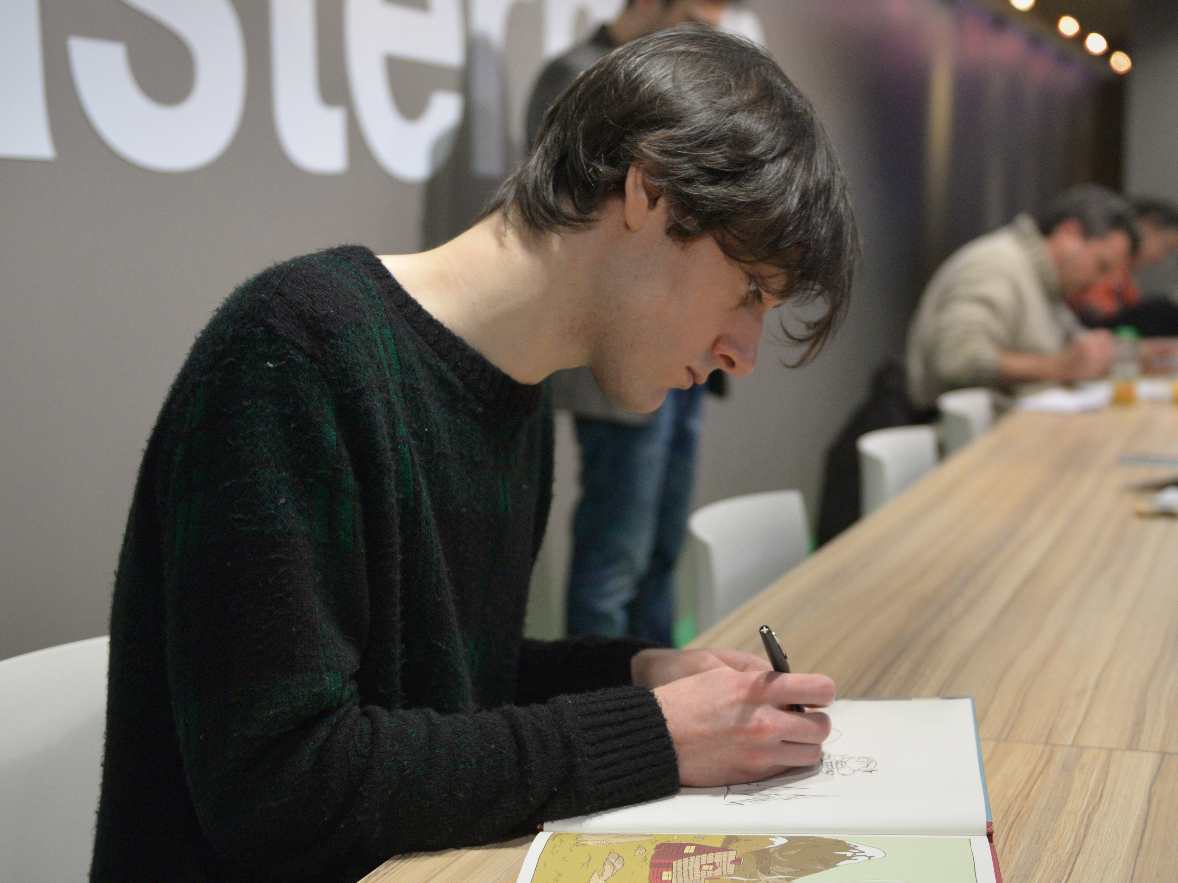 Pearson at the 2015 Angoulême Festival