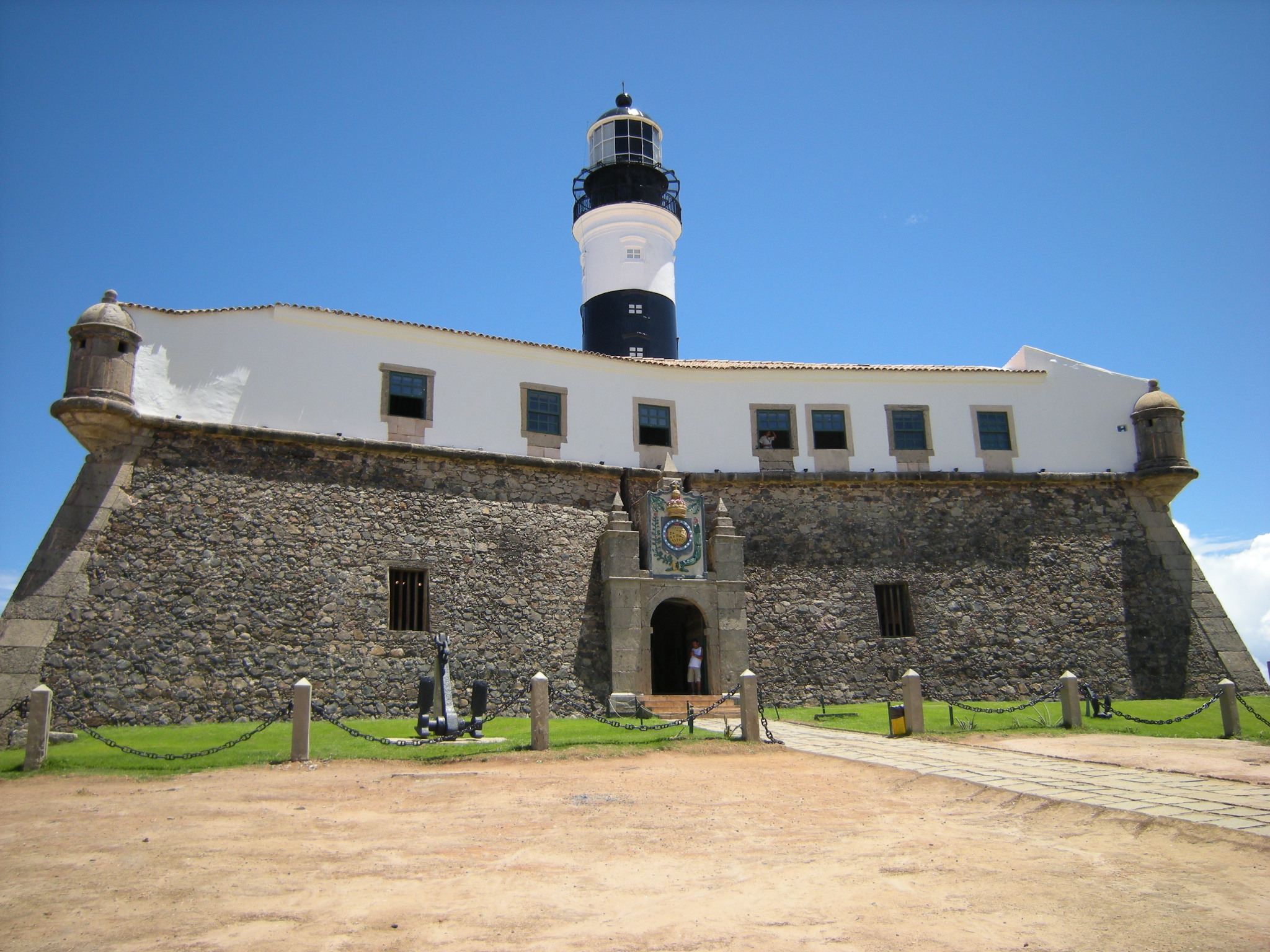 Forte de Santo Antônio da Barra e Farol da Barra em Salvador - BA. 
