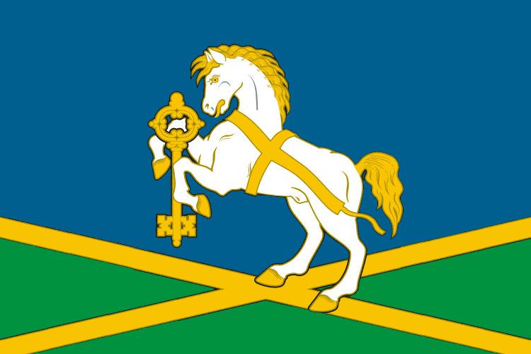 Flag of Druzhinino (Sverdlovsk oblast).png