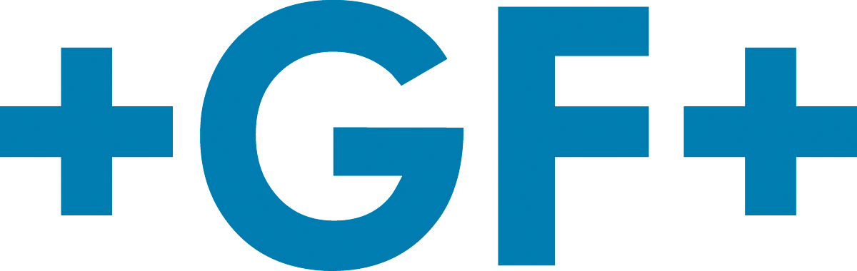 Gf g f letter logo with shattered broken blue Vector Image