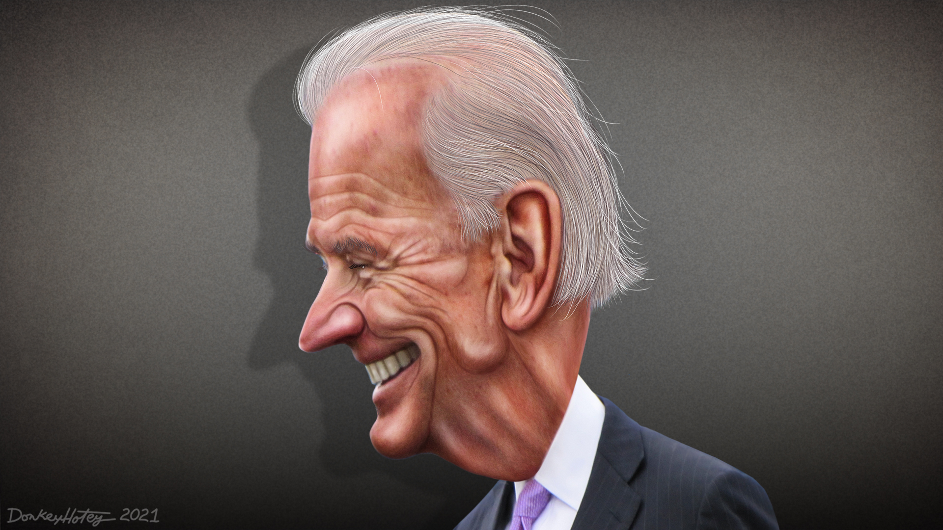 joe biden caricature