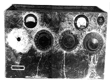 Čelní panel radiostanice třídy Sparta I[14]
