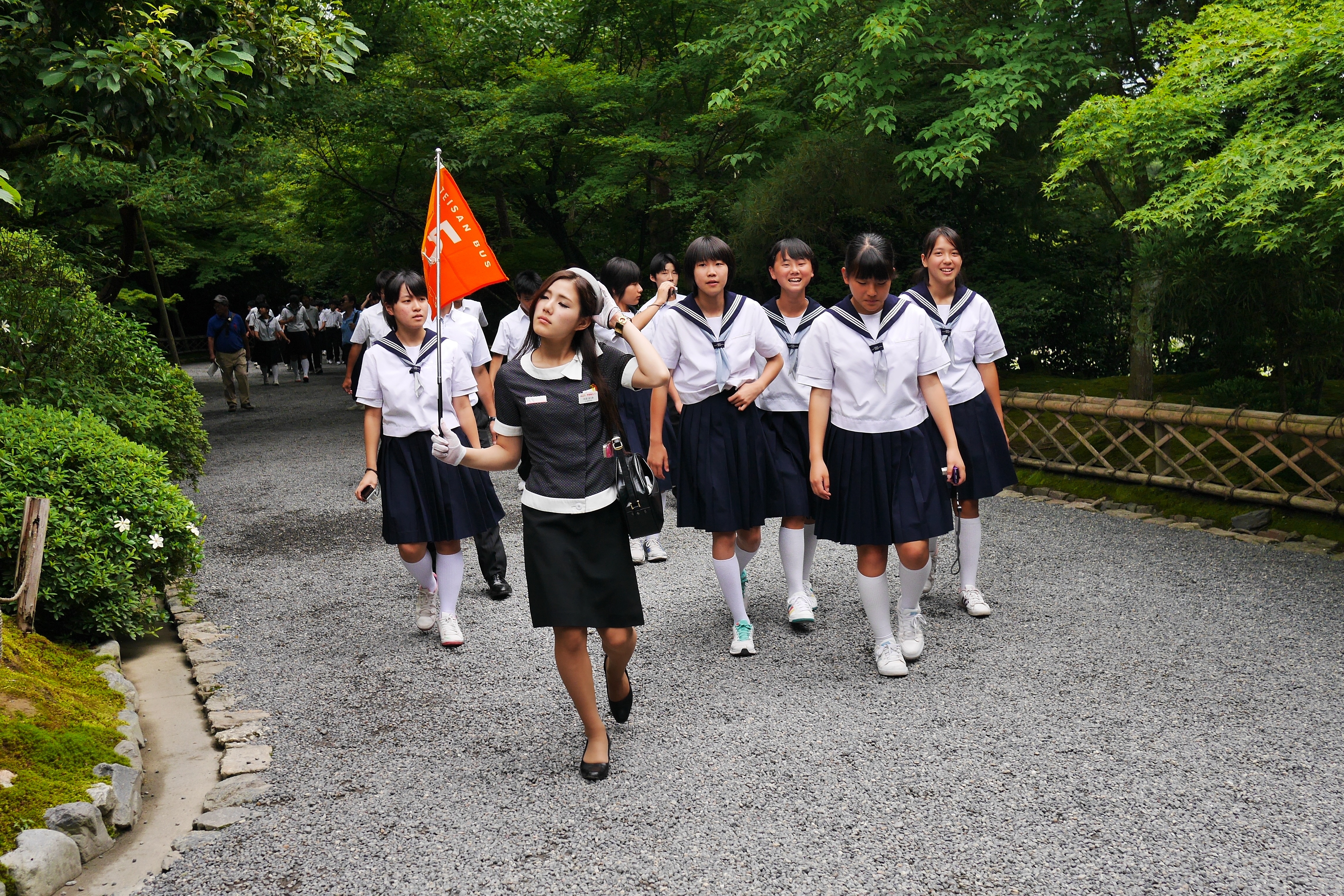 Primary School Students Wearing School Uniforms Editorial Photo - Image of  girl, kyoto: 83521251