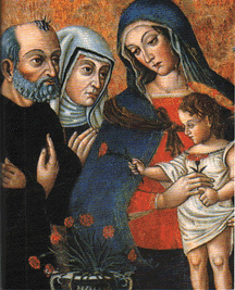 Pietro Paolo Agabito: Bl. Simon, sv. Rita a Panna Maria Osvoboditelka