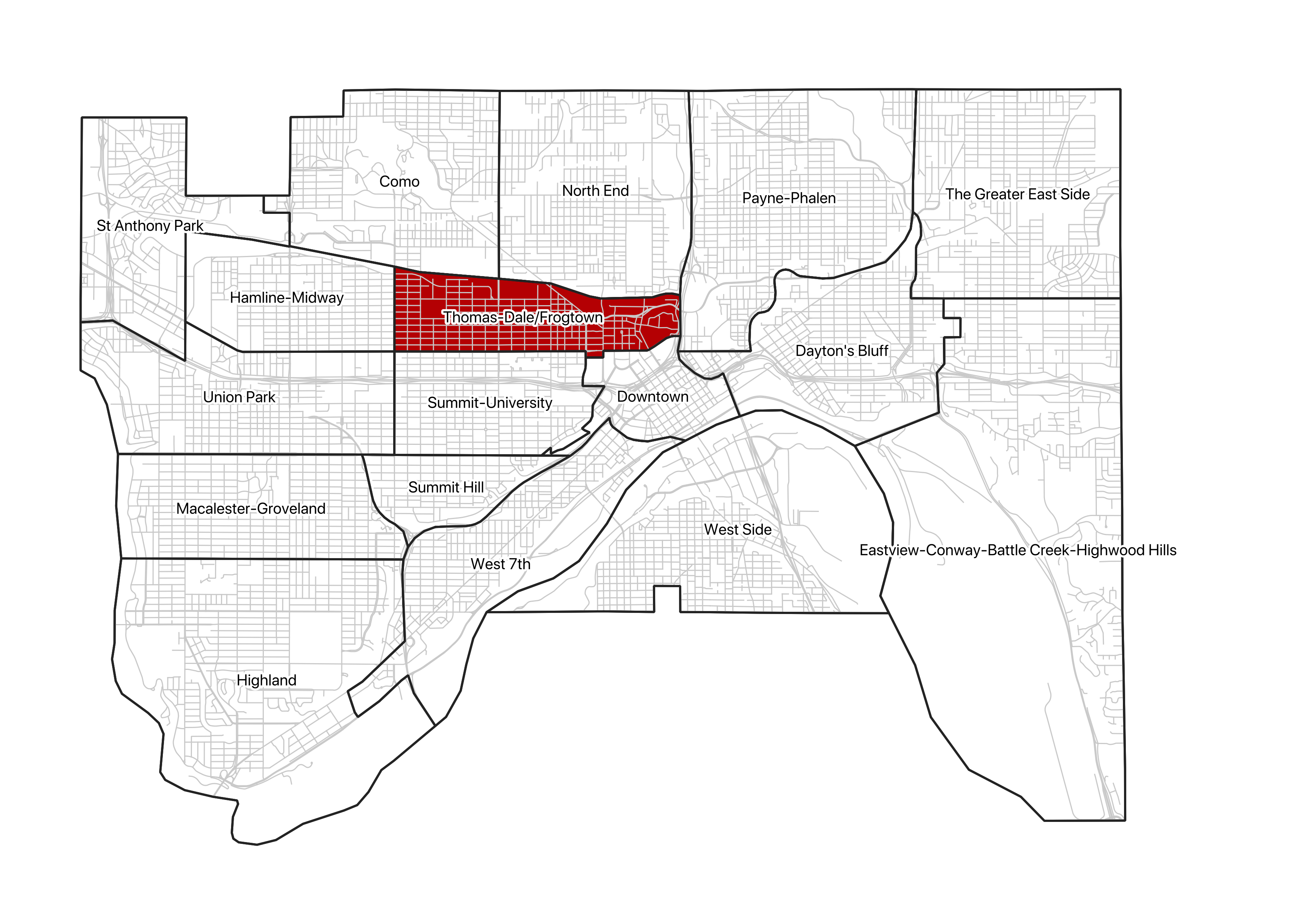 St. Paul Map