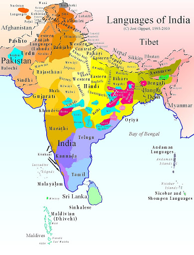 भरतखण्डे प्रचलिता भाषाः