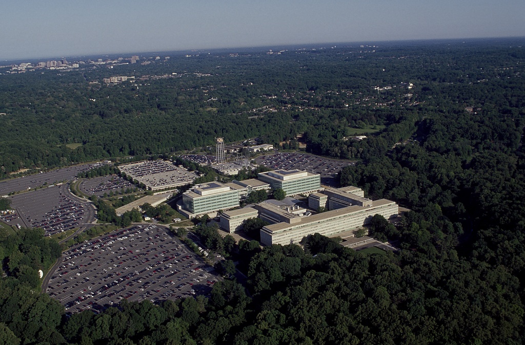 Aerial view of CIA headquarters, Langley, Virginia 14762v.jpg