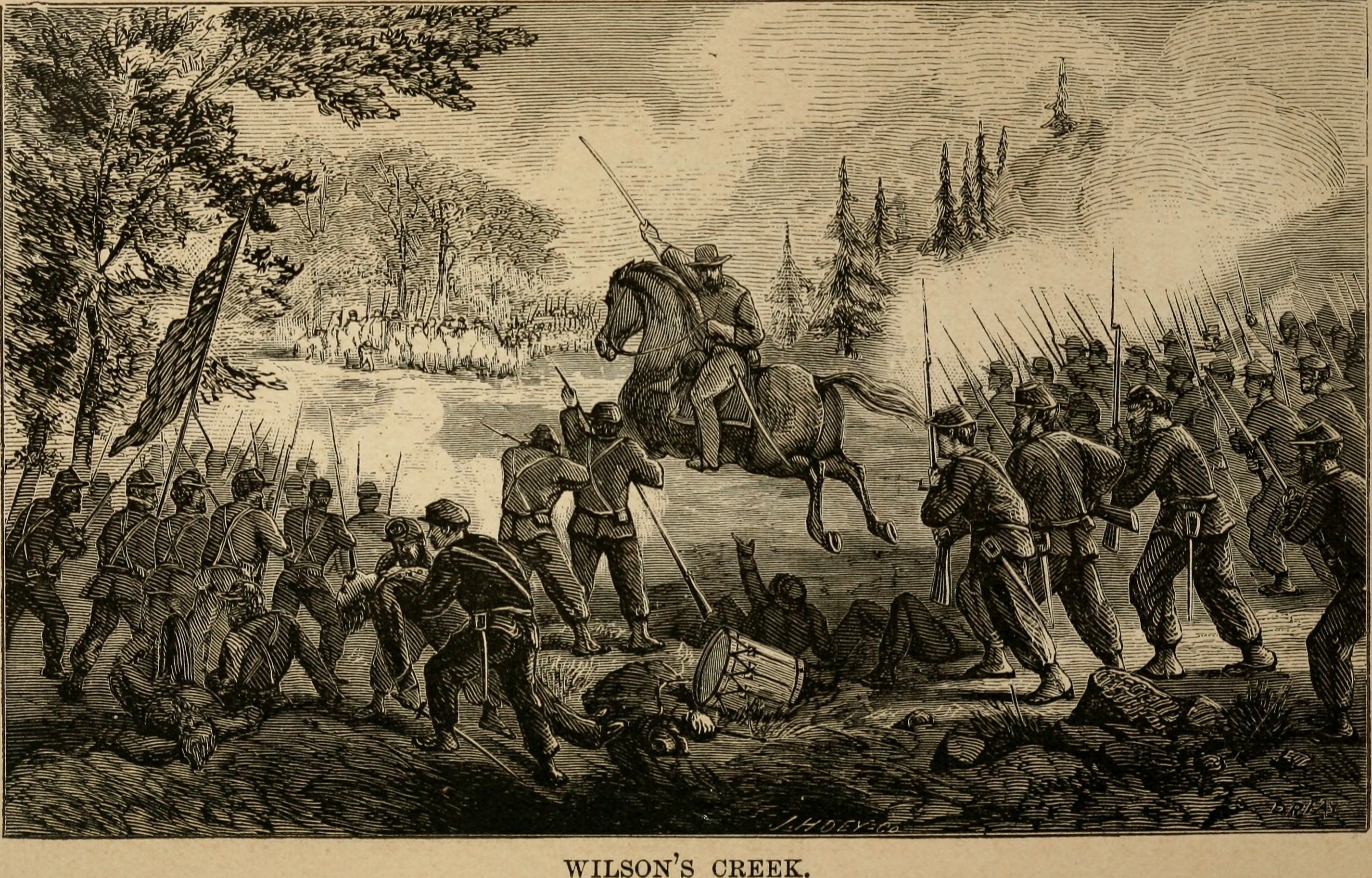 File Battle Of Wilson S Creek Battles For The Union Jpg Wikimedia Commons