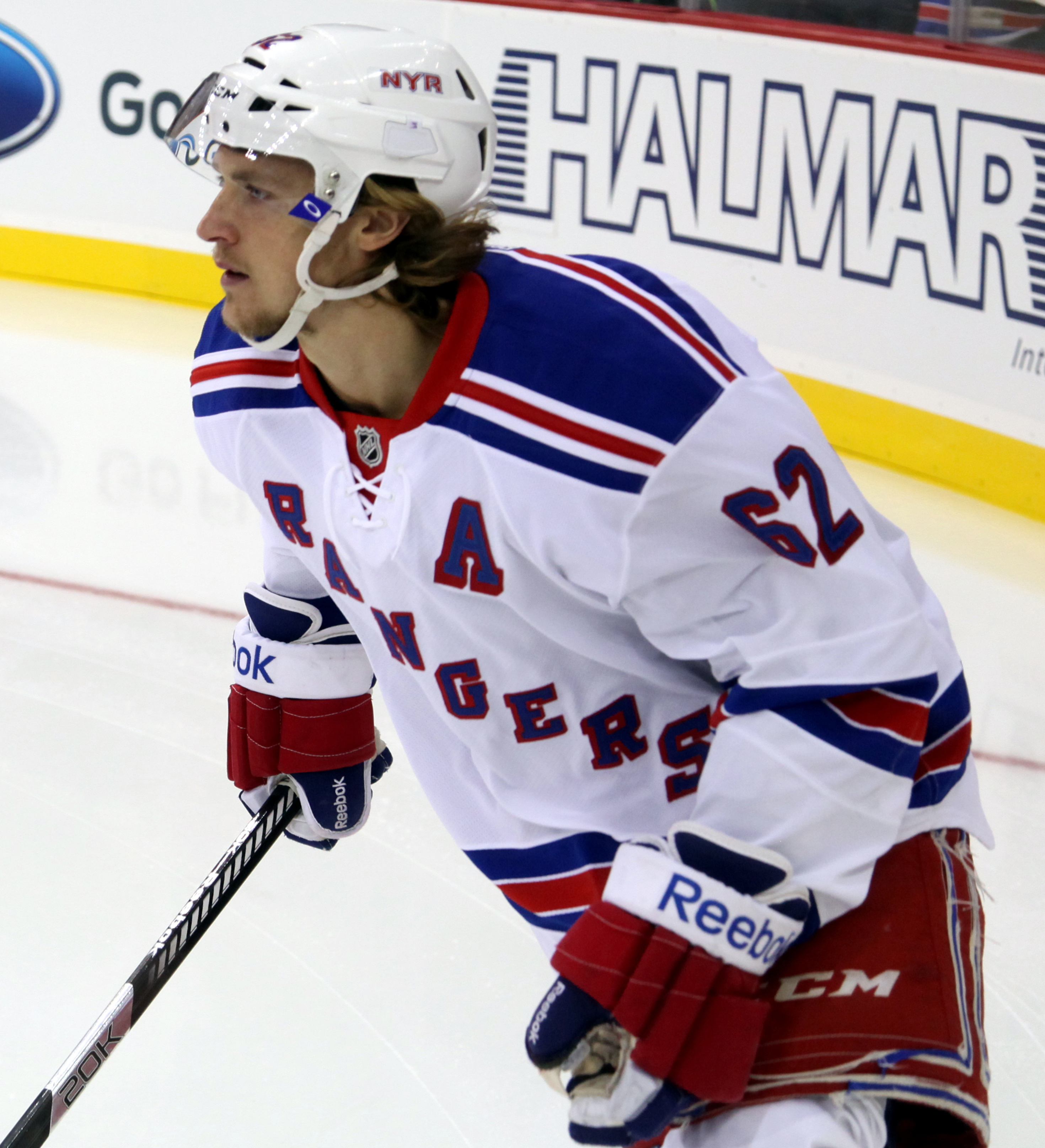 hagelin rangers jersey