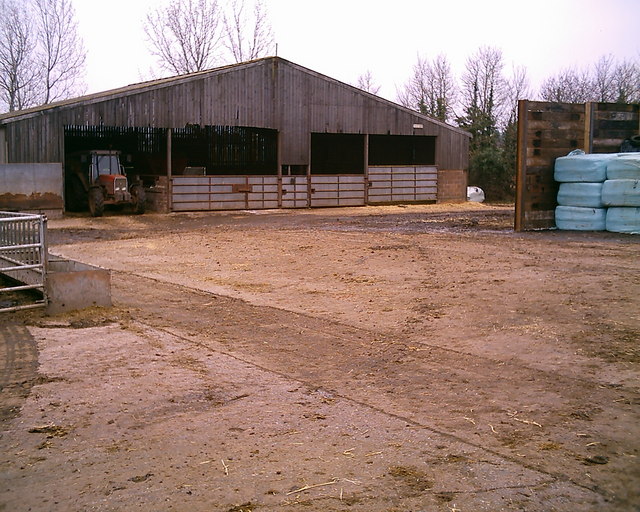 Description Cattle shed at Mosshayne Farm - geograph.org.uk - 633501 