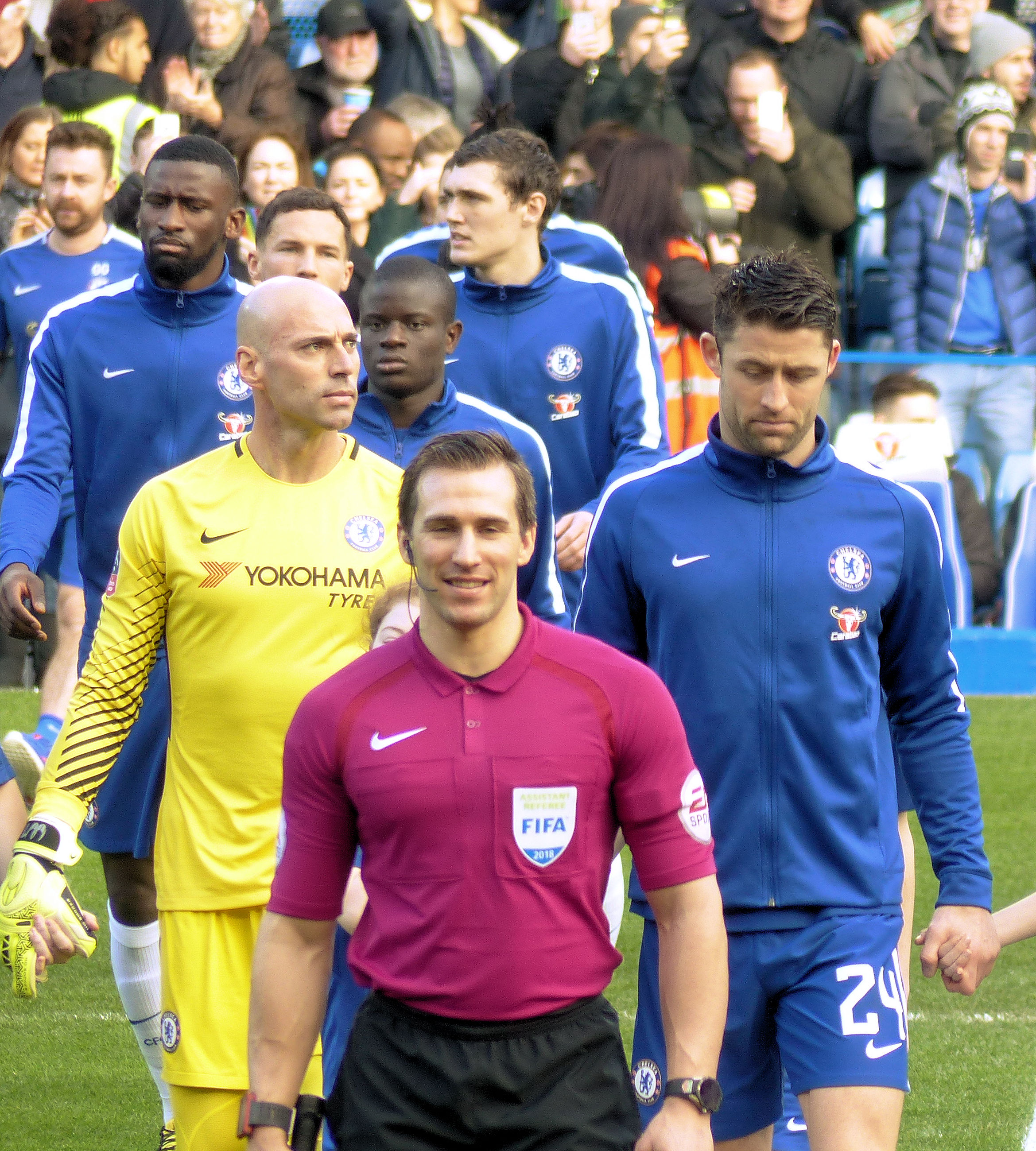 Chelsea team out