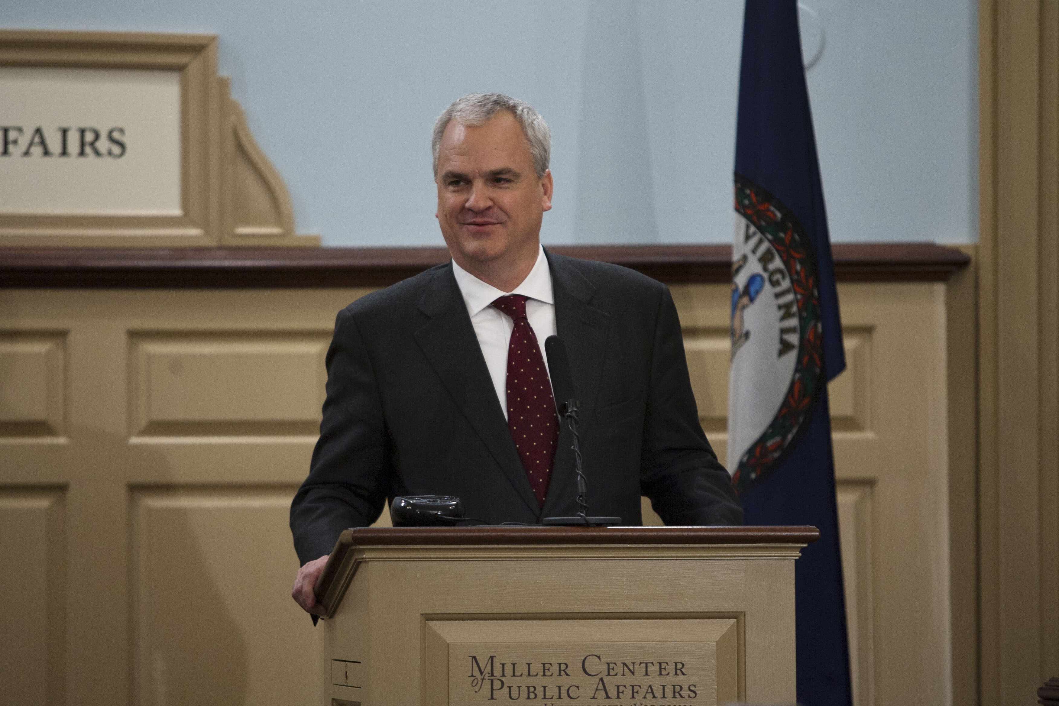 Blackmon at the [[Miller Center]] in [[Charlottesville, Virginia]] on January 16, 2012