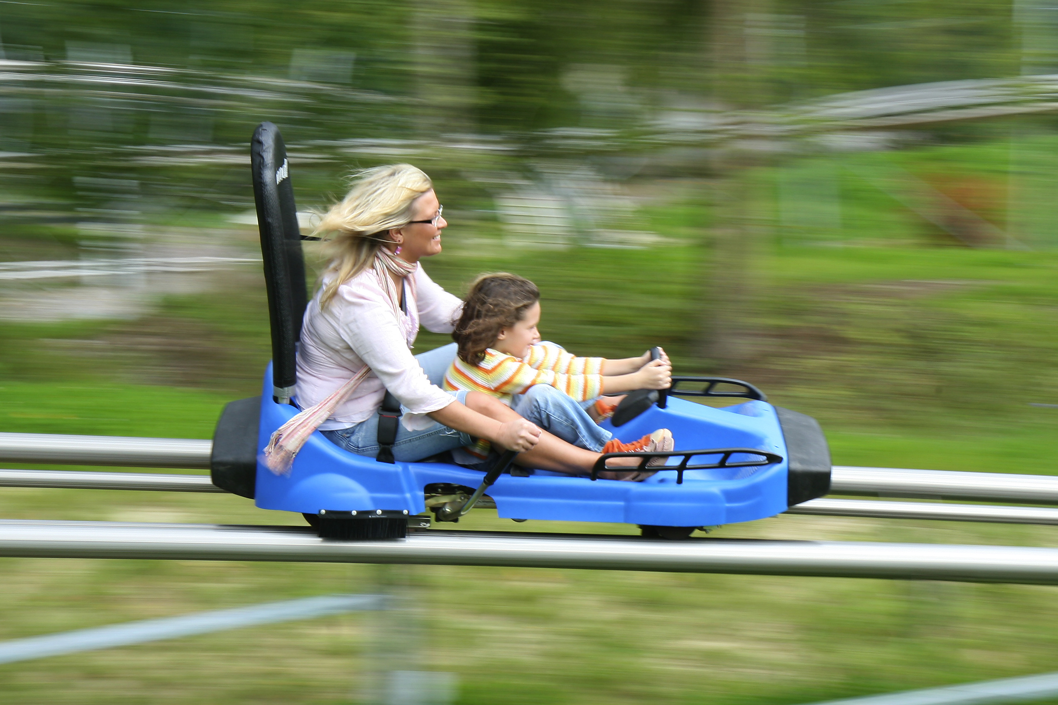 Slide through the mountains in Switzerland with this massive outdoor slide