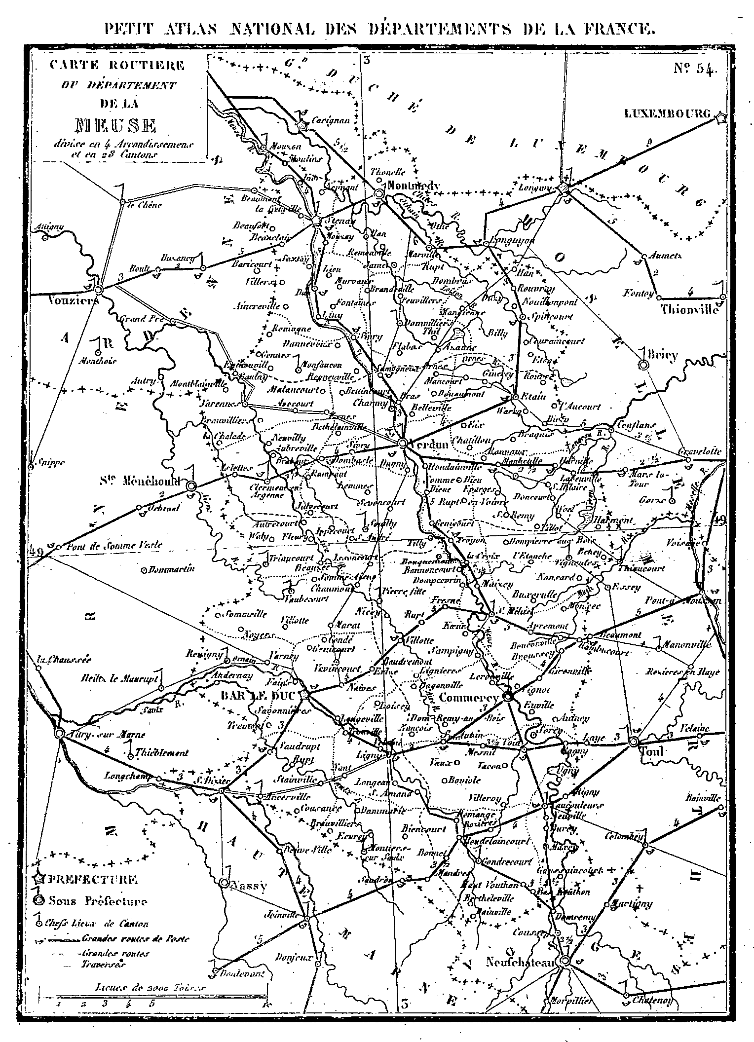 carte routiere de la meuse File:Guide pittoresque 045 carte Meuse cropped.png   Wikimedia Commons