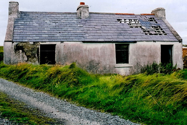 File:Gweedore - Derelict house at Brinlack - geograph.org.uk - 1354895.jpg