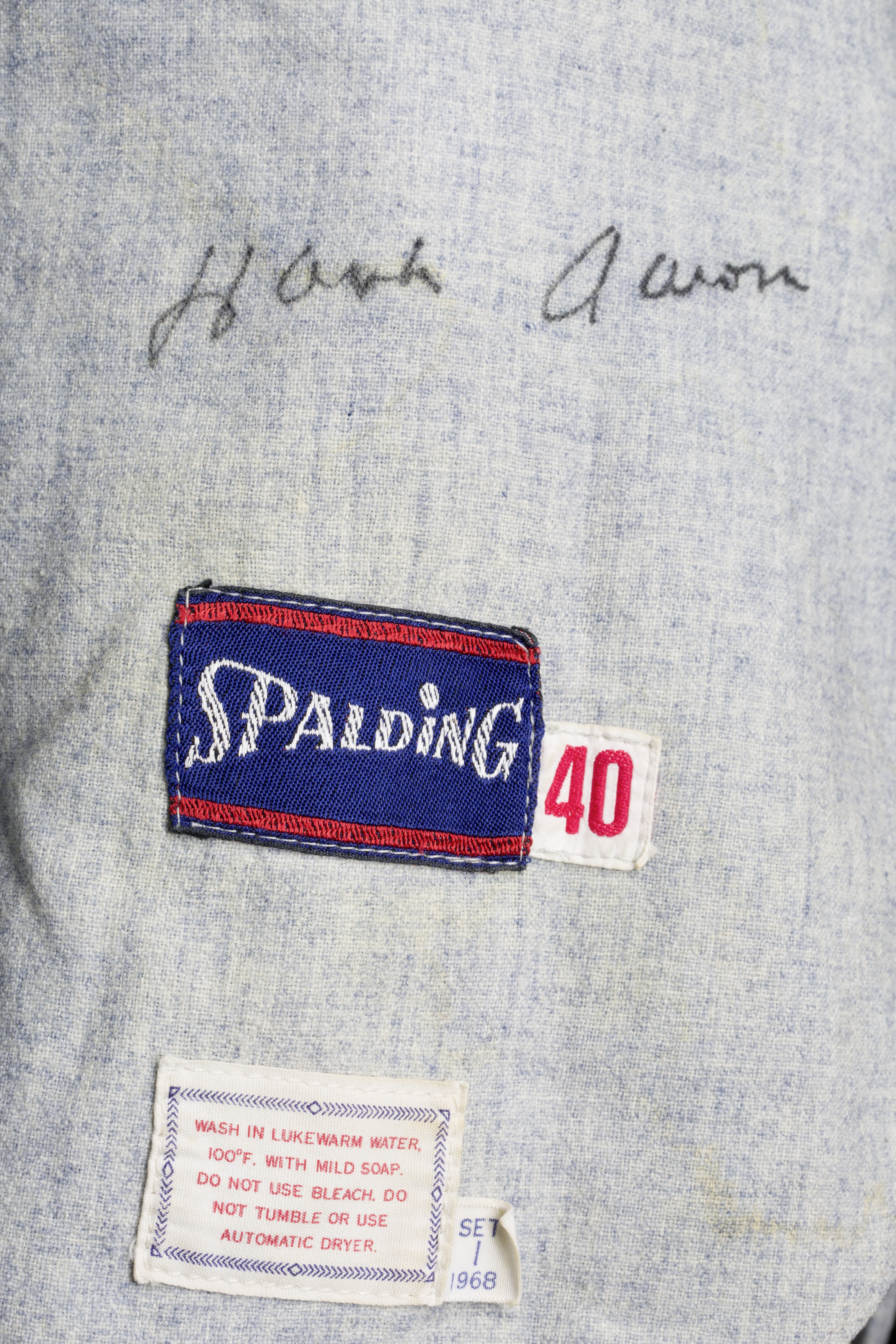 Hank Aaron Autographed Jersey