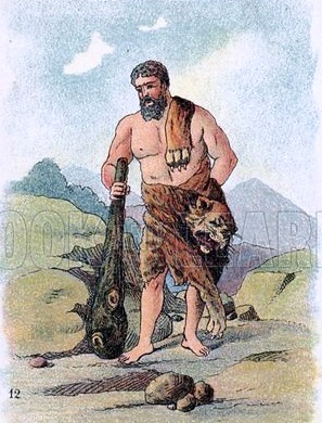 Hercules with the head of the Nemean lion