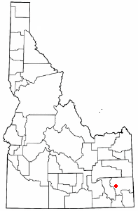 Mapo di Bancroft, Idaho