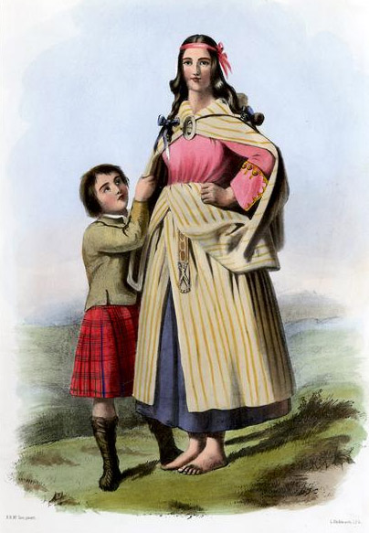 traditional scottish kilt women