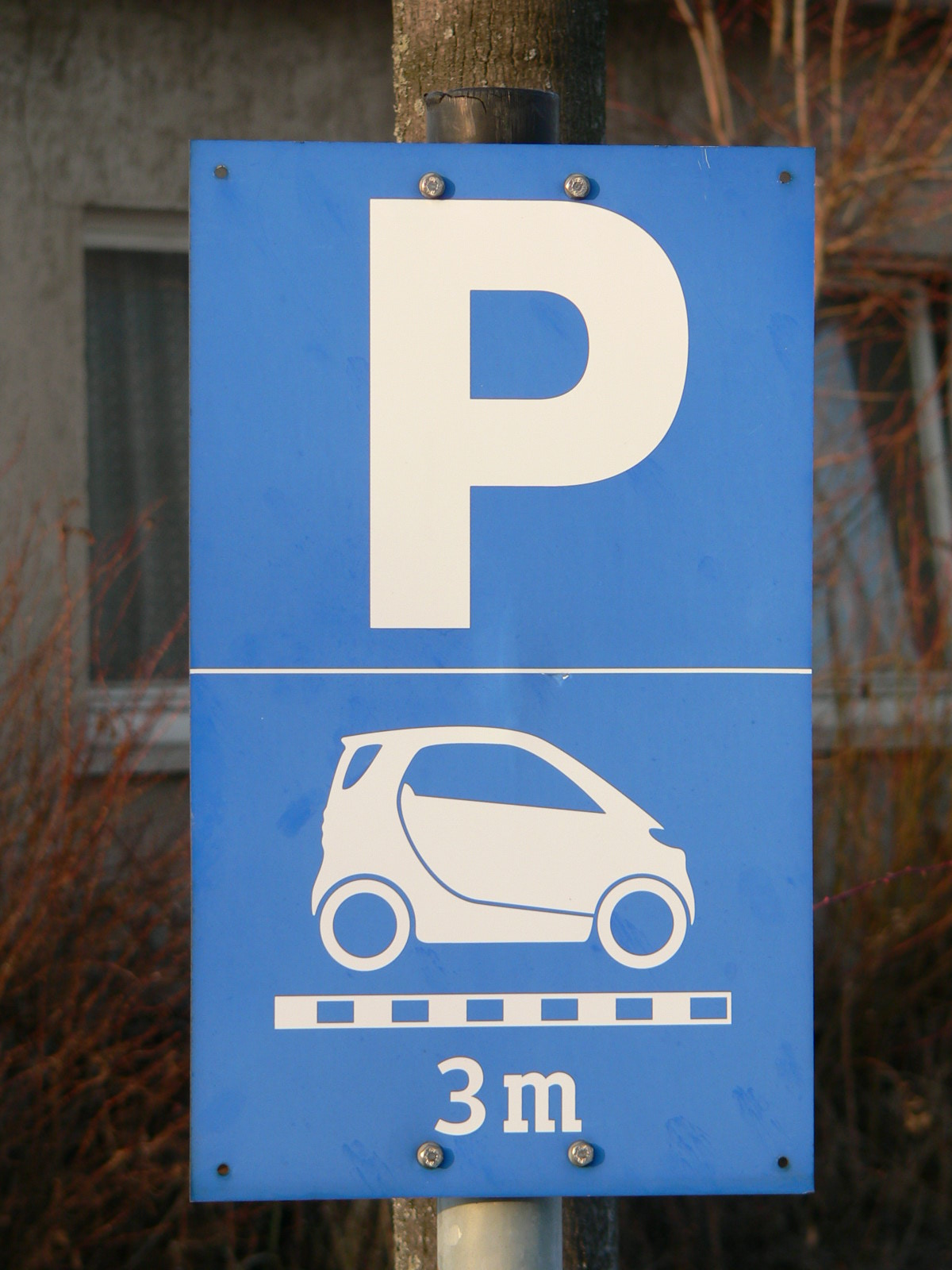 File:ParkplatzSchildSmart P1040201.jpg - Wikimedia Commons