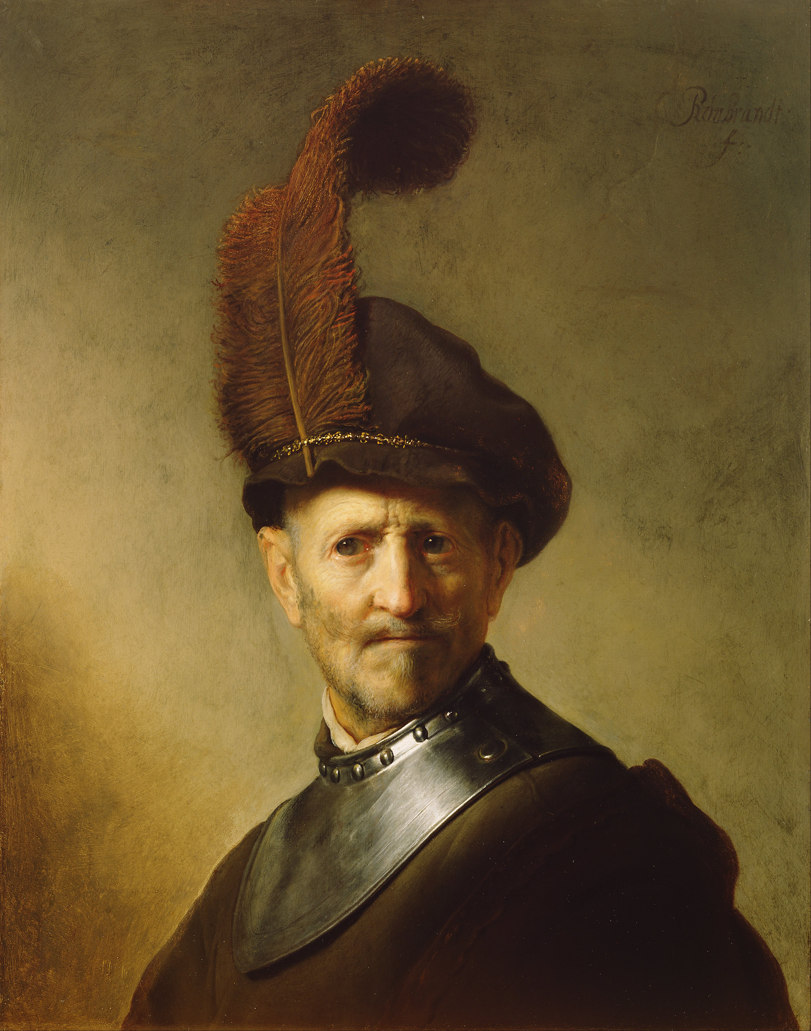 Fichier:Rembrandt Harmensz. van Rijn (Dutch - An Old Man in Military Costume  - Google Art Project.jpg — Wikipédia