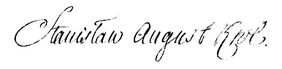 File:Signature of Stanisław August Poniatowski.PNG