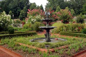 A fountain in the State Botanical Garden of Georgia