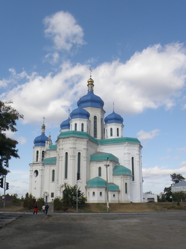 Cathedral of the Holy Trinity in Troieshchyna microdistrict, Desnianskyi District.