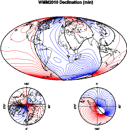 World Magnetic Chart