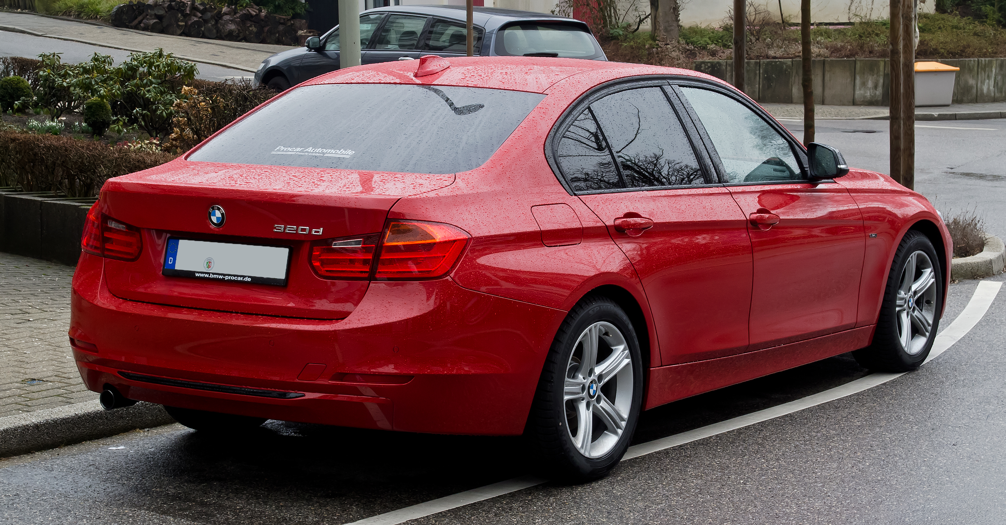 File Bmw 3d Sport Line F30 Heckansicht 26 Februar 12 Wulfrath Jpg Wikimedia Commons